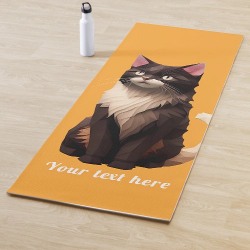 Cat Paper Cut Art Pet Care Food Shop Animal Clinic Yoga Mat