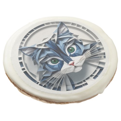 Cat Paper Origami Pet Care Grooming Animal Clinic Sugar Cookie