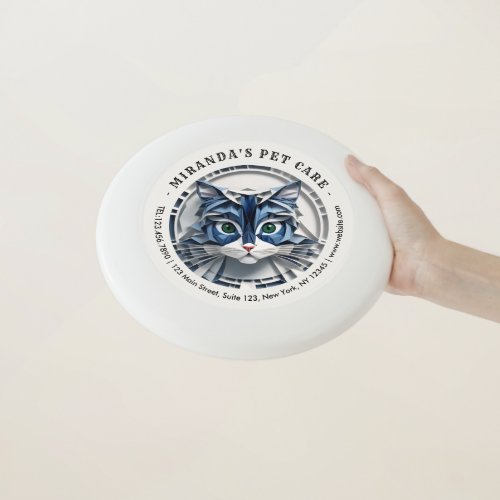 Cat Paper Origami Pet Care Grooming Animal Clinic Wham_O Frisbee