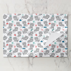 Cat Paper Placemats, Kitty Birthday Party Pad