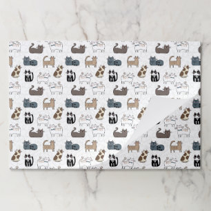 Cat Paper Placemats, Kitty Kitten Party Pad