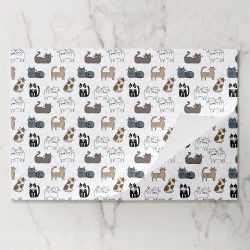 Cat Paper Placemats, Kitty Kitten Party Pad