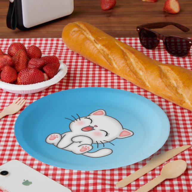 Cat Paper Plate (Picnic)