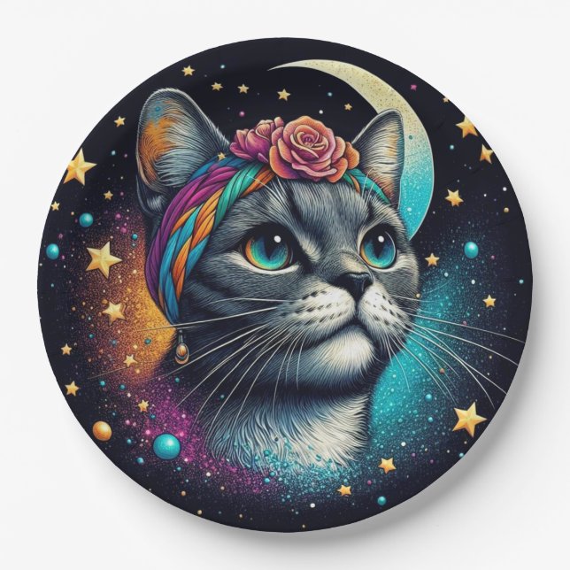 Cat paper plate! paper plates (Front)