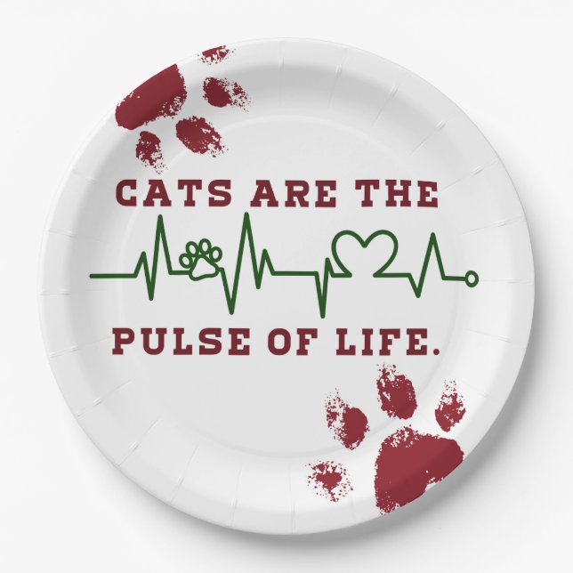 Cat Paper Plates (Front)