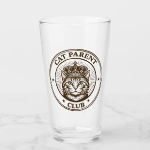 Cat Parent Club – For Humans Owned by Cats Glass