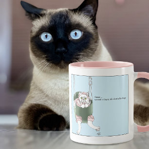 Cat Parent Performance Review Funny Humor Mug