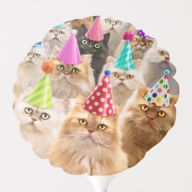 Cat Party Balloon (Front)