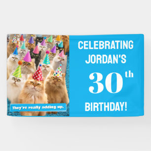 Cat Party Banner