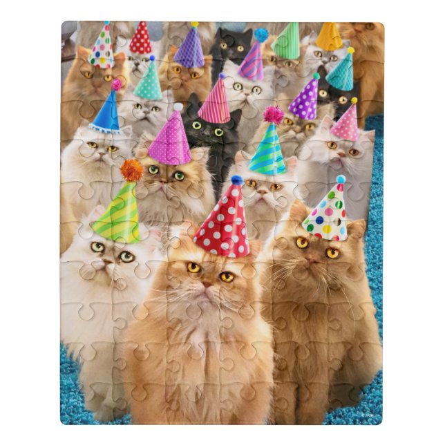 Cat Party Jigsaw Puzzle (Puzzle Vertical)