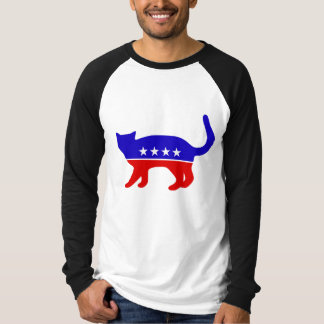 Cat Party mens raglan T-Shirt