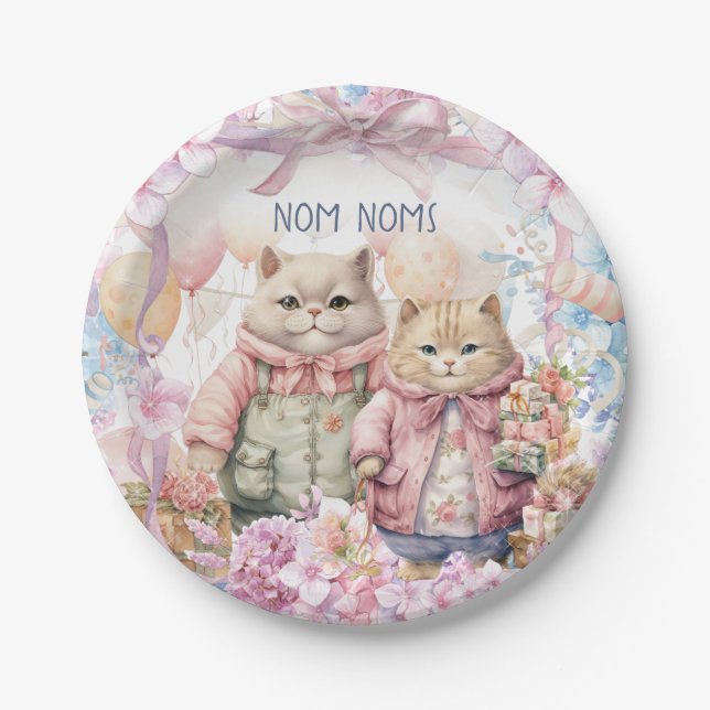 Cat Party Plates (Front)