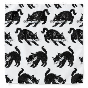 Cat pattern bandana