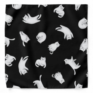 Cat pattern bandana