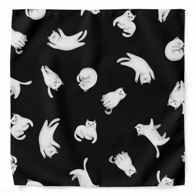Cat pattern bandana (Front)