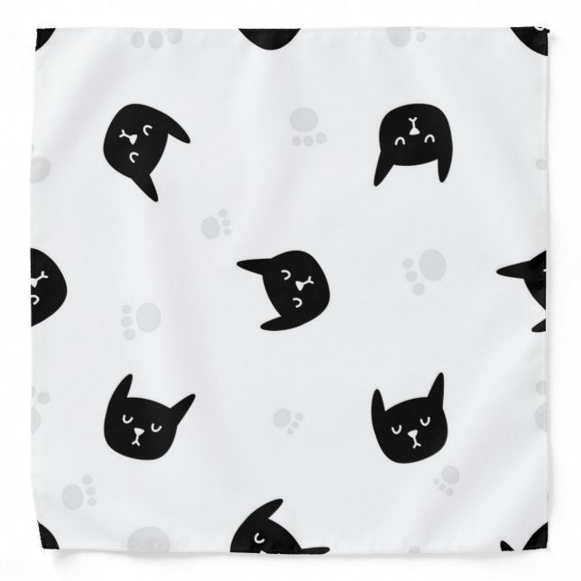 Cat pattern bandana (Front)
