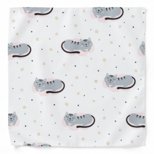 Cat pattern bandana