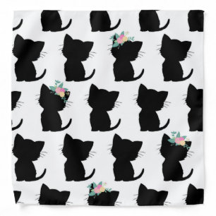 Cat pattern bandana