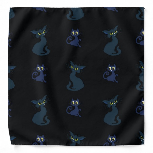 Cat pattern bandana (Front)