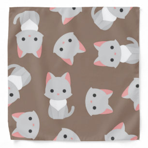 Cat pattern bandana