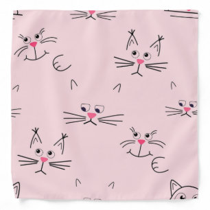 Cat pattern bandana