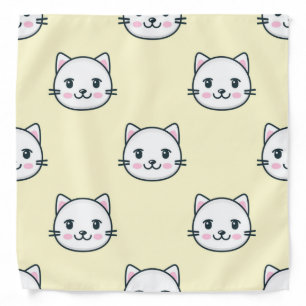 Cat pattern bandana