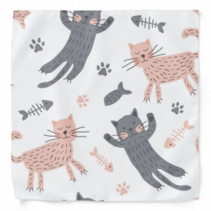 Cat pattern bandana