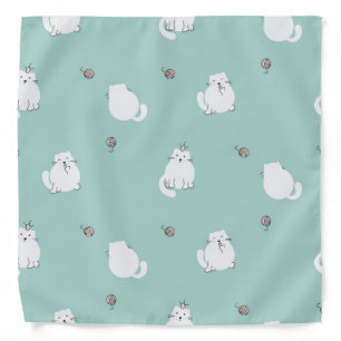 Cat pattern bandana
