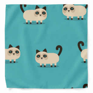Cat pattern bandana