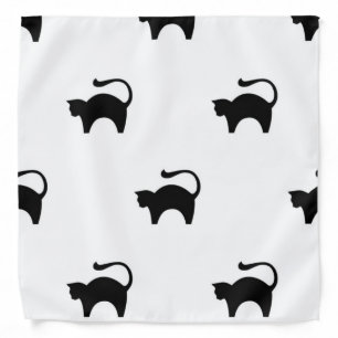 Cat pattern bandana