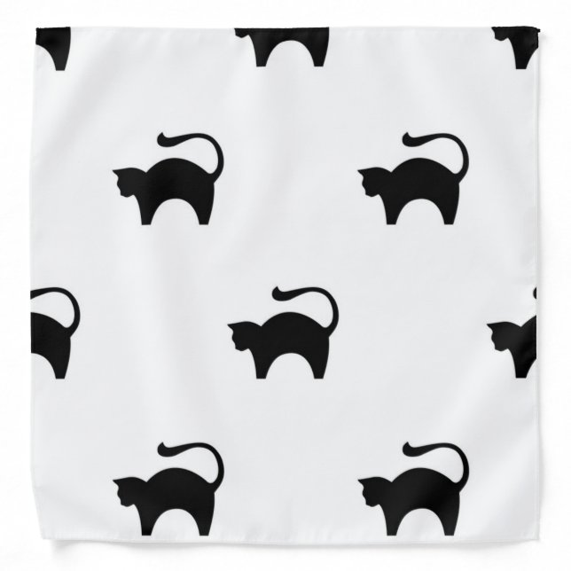 Cat pattern bandana (Front)