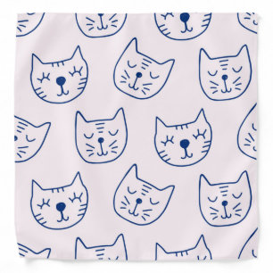 Cat pattern bandana