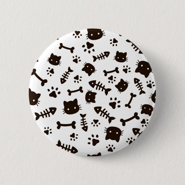 Cat pattern button (Front)