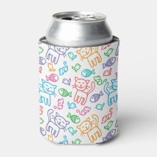 cat pattern can cooler