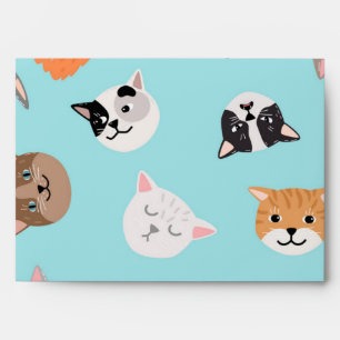 Cat pattern envelope