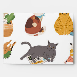 Cat pattern envelope