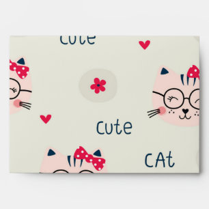 Cat pattern envelope