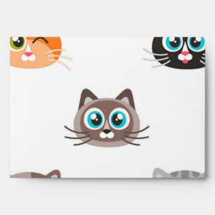 Cat pattern envelope