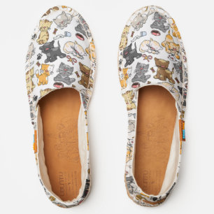 Cat Pattern Espadrilles