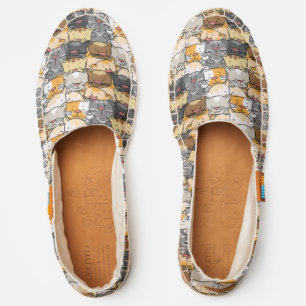 Cat Pattern Espadrilles