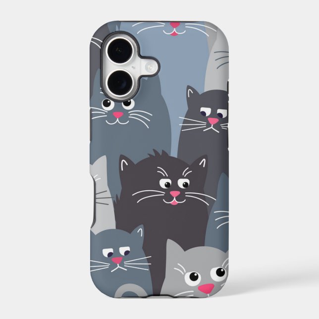 Cat pattern iphone case (Back)