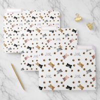 Cat Pattern, Kitty Faces & Paw Prints