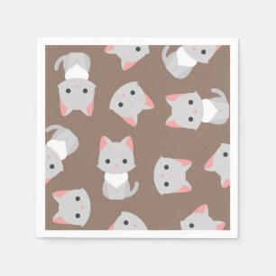 Cat pattern napkins
