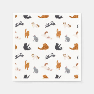 Cat pattern napkins