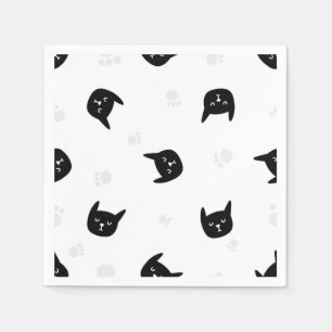 Cat pattern napkins