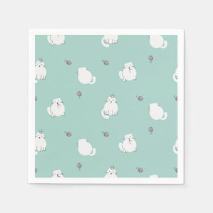 Cat pattern napkins
