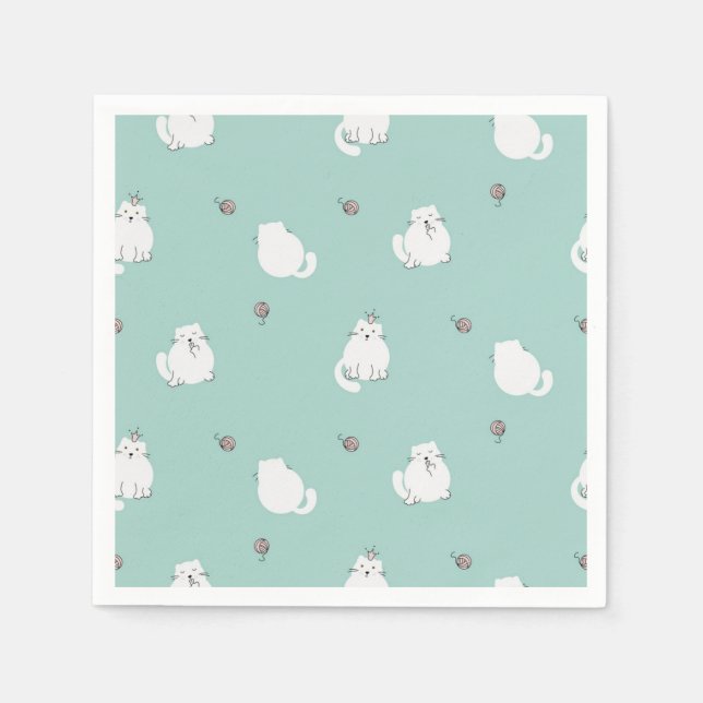 Cat pattern napkins (Front)