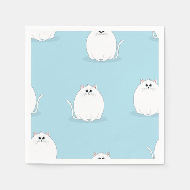 Cat pattern napkins (Front)
