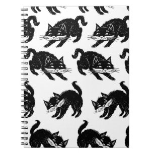 Cat pattern notebook