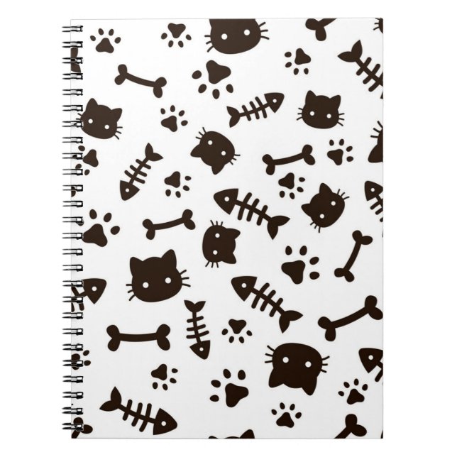 Cat pattern notebook (Front)